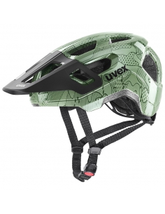 Kask rowerowy Uvex React JR Junior Moss Green Altimeter