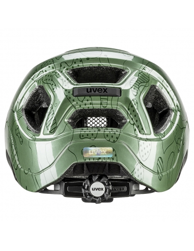 Kask rowerowy Uvex React JR Junior Moss Green Altimeter