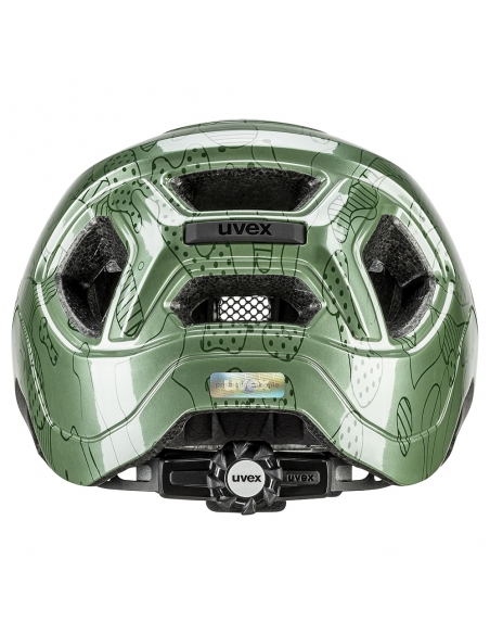 Kask rowerowy Uvex React JR Junior Moss Green Altimeter