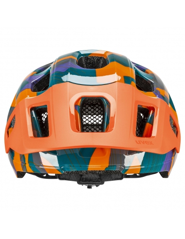 Kask rowerowy Uvex React JR Junior Papaya Camo Mat