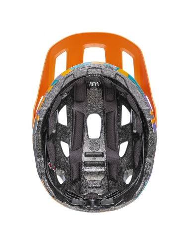 Kask rowerowy Uvex React JR Junior Papaya Camo Mat