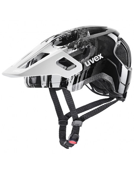 Kask rowerowy Uvex React JR Junior White-Black