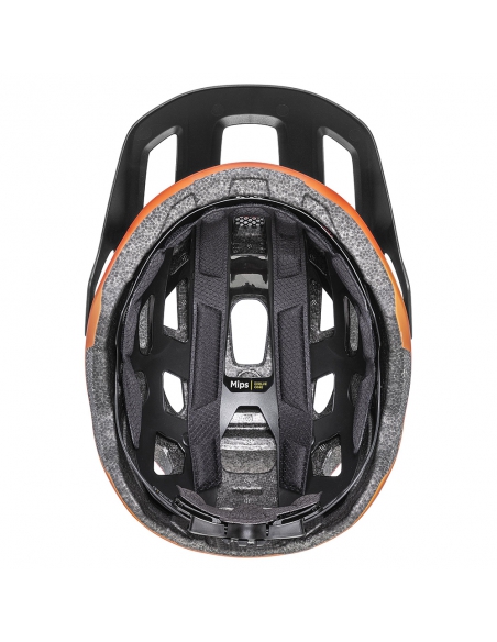 Kask rowerowy Uvex React JR Junior MIPS Papaya Mat