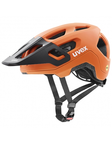 Kask rowerowy Uvex React JR Junior MIPS Papaya Mat