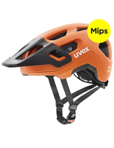 Kask rowerowy Uvex React JR Junior MIPS Papaya Mat