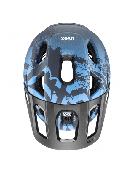 Kask rowerowy Uvex React JR Junior MIPS Azure-Deep Space Mat