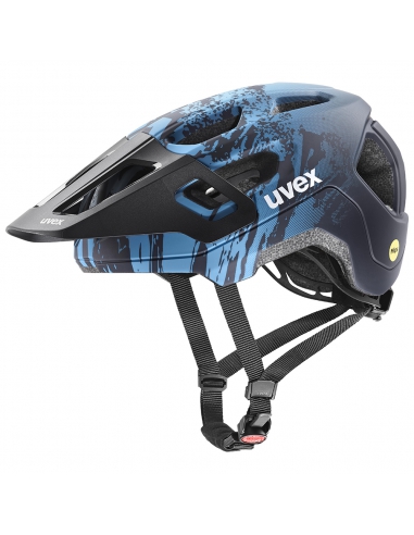 Kask rowerowy Uvex React JR Junior MIPS Azure-Deep Space Mat