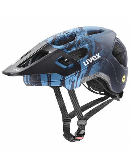 Kask rowerowy Uvex React JR Junior MIPS Azure-Deep Space Mat