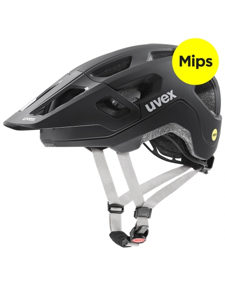Kask rowerowy Uvex React JR Junior MIPS Black Mat