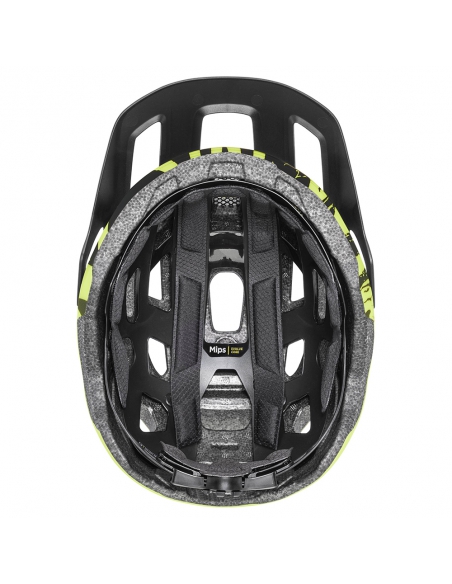 Kask rowerowy Uvex React JR Junior MIPS Lime-Black Mat