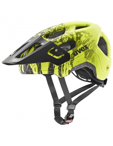 Kask rowerowy Uvex React JR Junior MIPS Lime-Black Mat