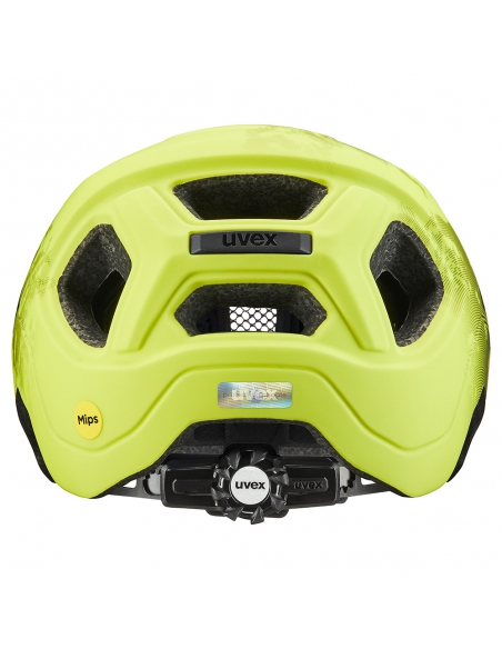 Kask rowerowy Uvex React JR Junior MIPS Lime-Black Mat