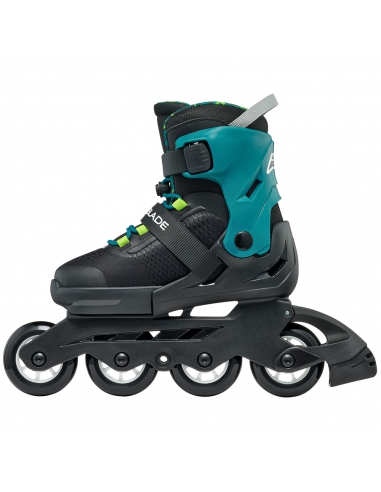 Rolki dziecięce Rollerblade MICROBLADE XT Black/Petrol Green