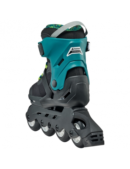 Rolki dziecięce Rollerblade MICROBLADE XT Black/Petrol Green