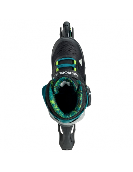 Rolki dziecięce Rollerblade MICROBLADE XT Black/Petrol Green