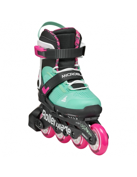 Rolki dziecięce Rollerblade MICROBLADE XT Black/Sea Green