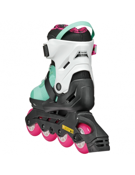 Rolki dziecięce Rollerblade MICROBLADE XT Black/Sea Green