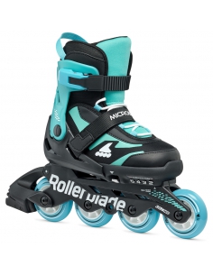 Rolki dziecięce Rollerblade MICROBLADE Black/Light Blue