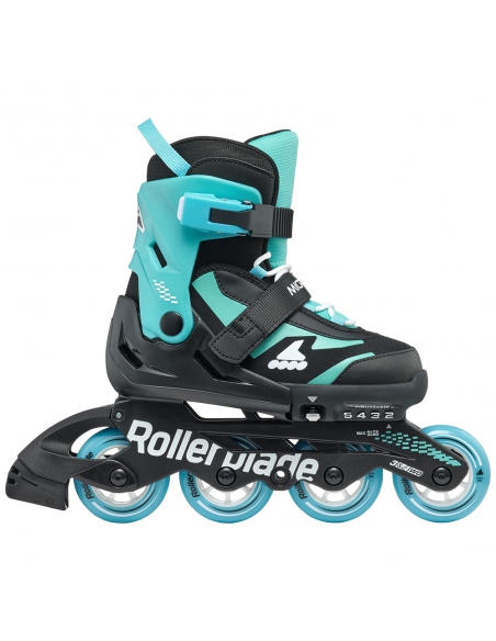 Rolki dziecięce Rollerblade MICROBLADE Black/Light Blue