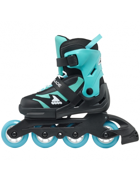 Rolki dziecięce Rollerblade MICROBLADE Black/Light Blue