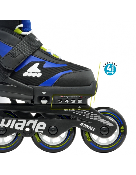 Rolki dziecięce Rollerblade MICROBLADE Black/Blue