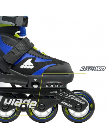 Rolki dziecięce Rollerblade MICROBLADE Black/Blue
