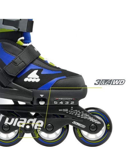 Rolki dziecięce Rollerblade MICROBLADE Black/Blue
