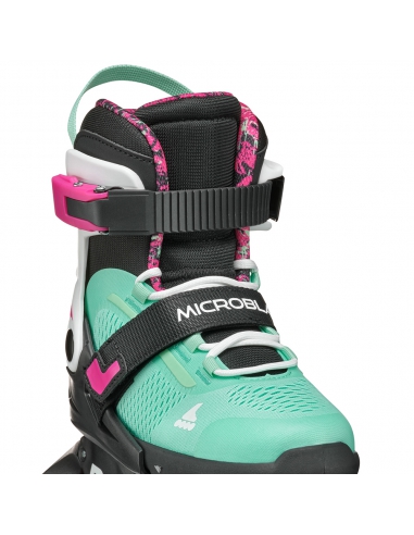 Rolki dziecięce Rollerblade MICROBLADE XT Black/Sea Green