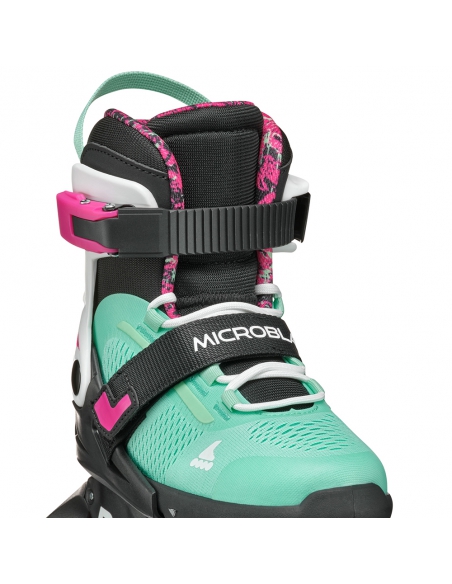 Rolki dziecięce Rollerblade MICROBLADE XT Black/Sea Green