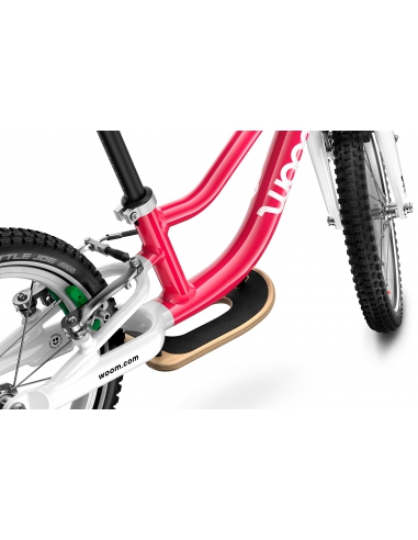 Rowerek biegowy woom 1 GO hot pink (12") różowy-malinowy