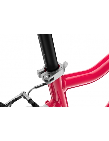 Rower dziecięcy woom 4 GO hot pink (20") różowy-malinowy