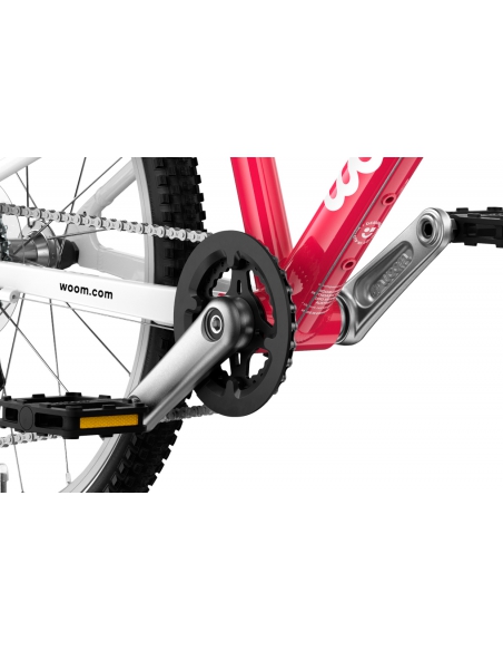 Rower dziecięcy woom 4 GO hot pink (20") różowy-malinowy