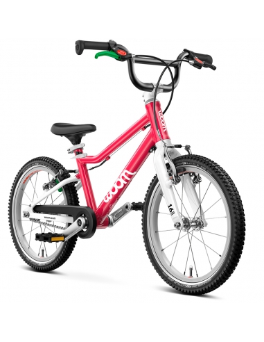 Rower dziecięcy woom 3 GO hot pink (16") różowy-malinowy