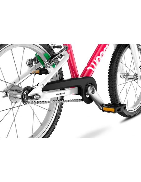 Rower dziecięcy woom 3 GO hot pink (16") różowy-malinowy