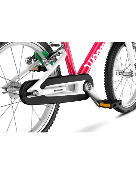 Rower dziecięcy woom 2 GO hot pink (14") różowy malinowy