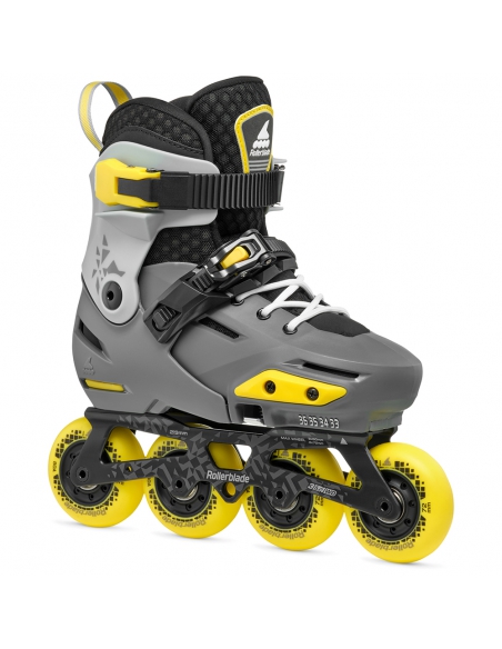 Rolki dziecięce Rollerblade APEX Charcoal/Yellow