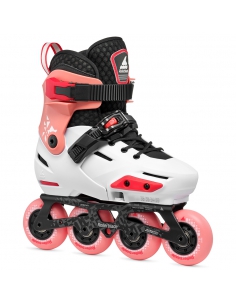 Rolki dziecięce Rollerblade APEX Platinium/Coral