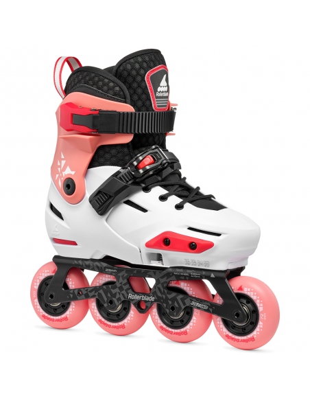 Rolki dziecięce Rollerblade APEX Platinium/Coral