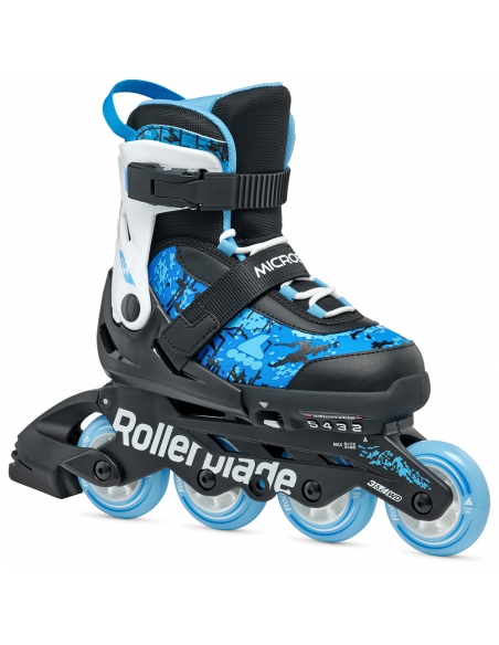 Rolki dziecięce Rollerblade MICROBLADE SL Black/Sky Blue