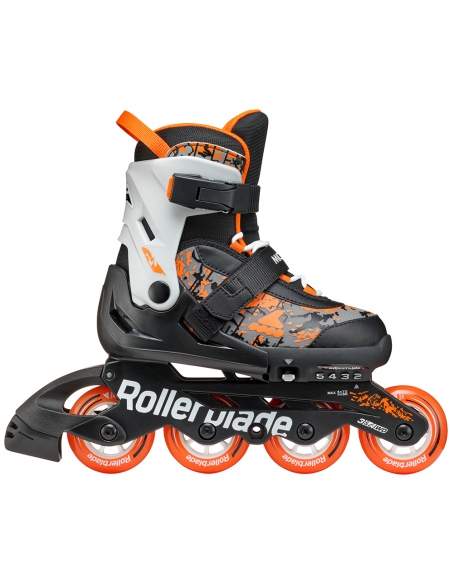 Rolki dziecięce Rollerblade MICROBLADE SL Black/Orange