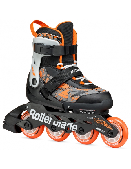Rolki dziecięce Rollerblade MICROBLADE SL Black/Orange