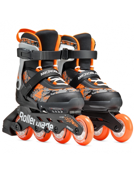 Rolki dziecięce Rollerblade MICROBLADE SL Black/Orange