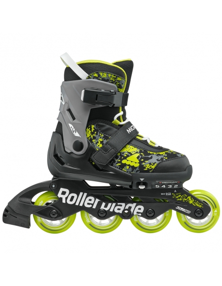 Rolki dziecięce Rollerblade MICROBLADE SL Black/Lime