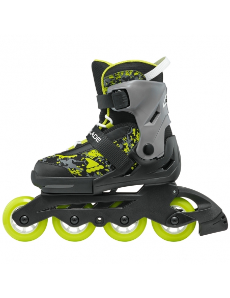 Rolki dziecięce Rollerblade MICROBLADE SL Black/Lime