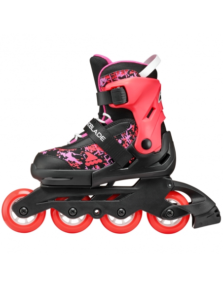 Rolki dziecięce Rollerblade MICROBLADE SL Black/Coral