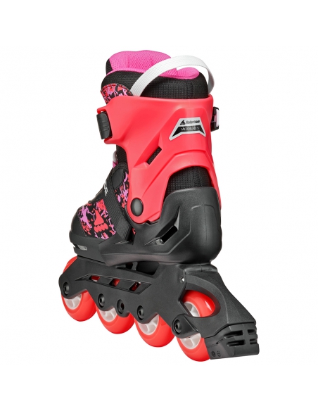 Rolki dziecięce Rollerblade MICROBLADE SL Black/Coral