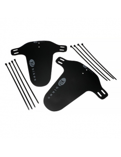 Błotniki rowerowe KUbikes (do rowerów z hamulcami v-brake) Black