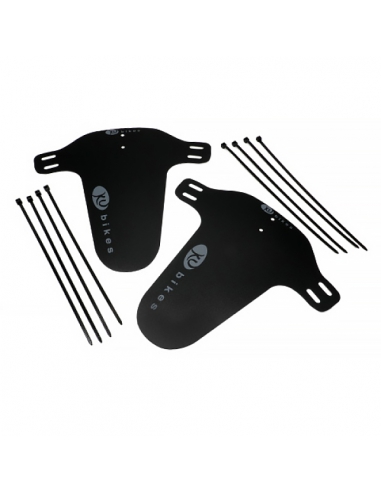 Błotniki rowerowe KUbikes (do rowerów z hamulcami v-brake) Black