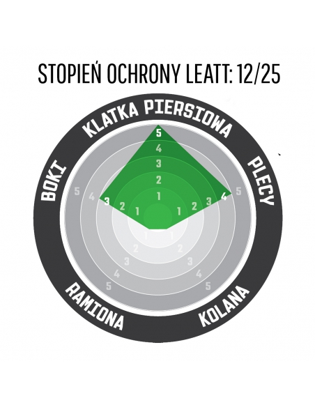 Buzer juniorski Leatt Chest Protector 4.5 Junior Orange/White