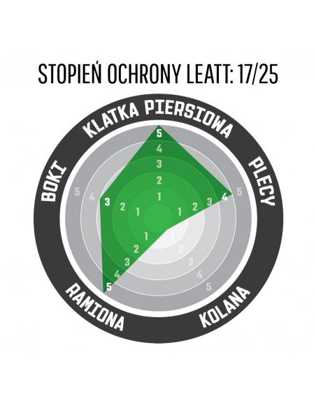 Buzer juniorski Leatt Chest Protector 4.5 Pro Junior Black/Red